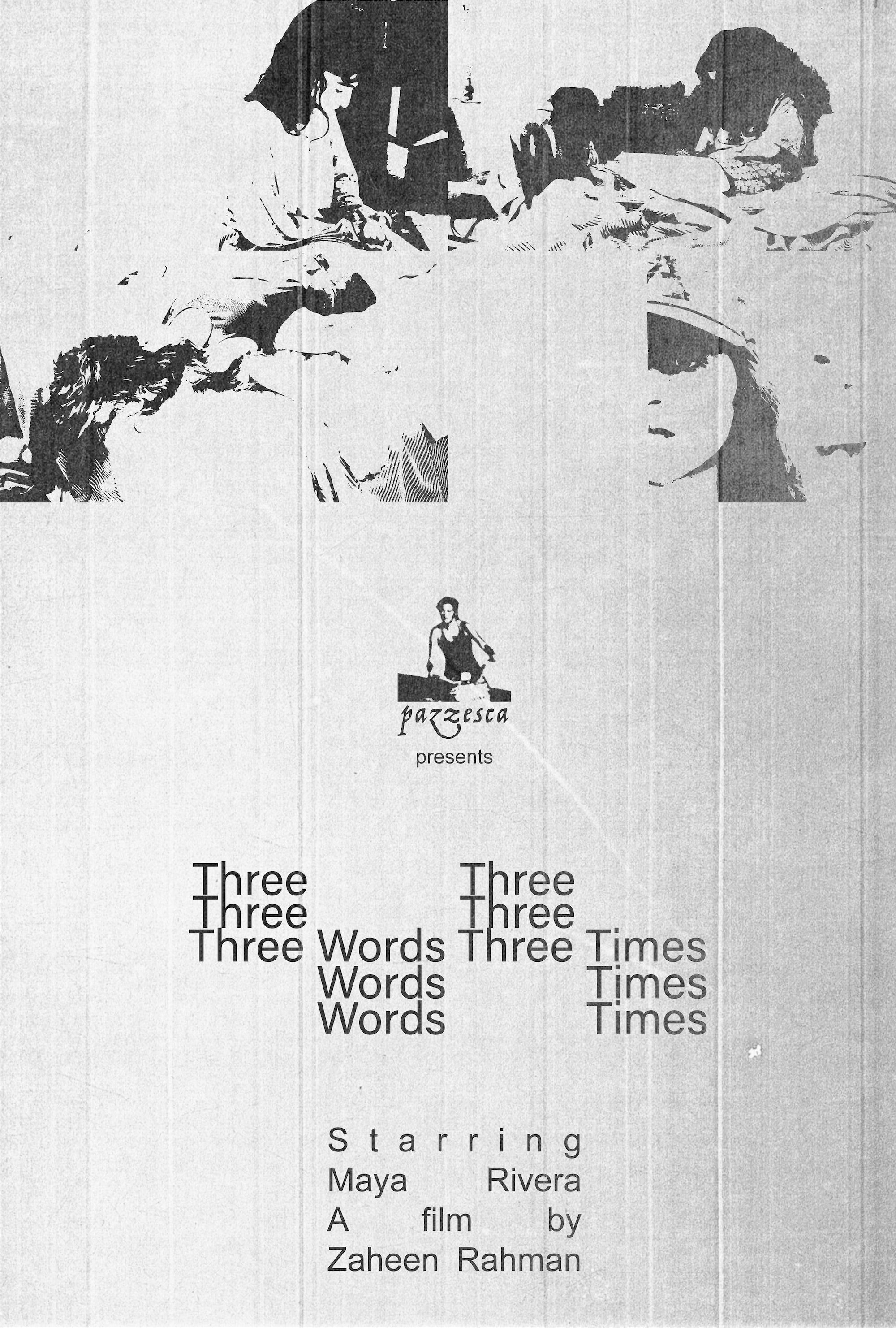 Three Words Three Times